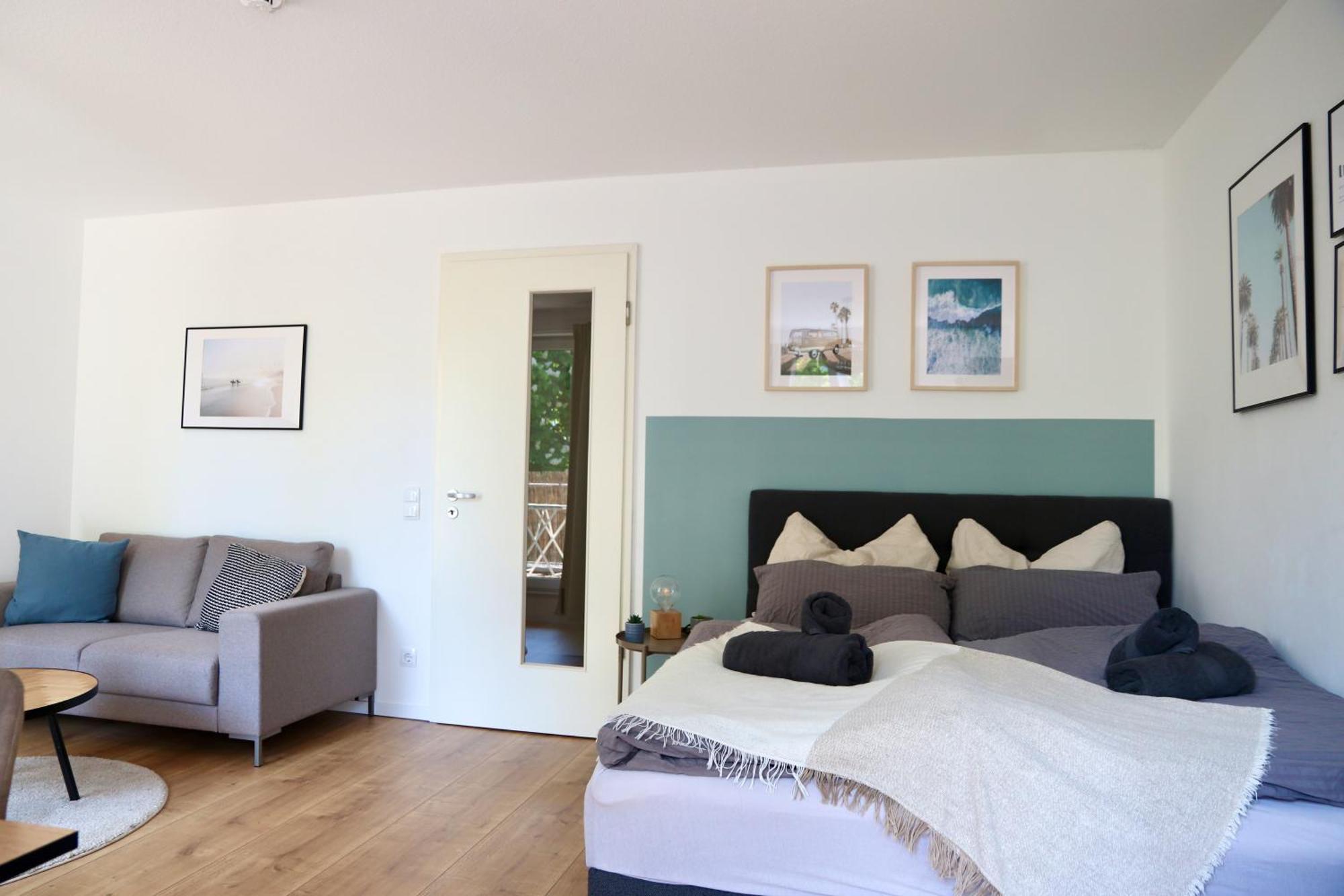 Gemuetliches 1R Apartment Mit Balkon, Parking, Tv Streaming Magdeburg Exterior photo